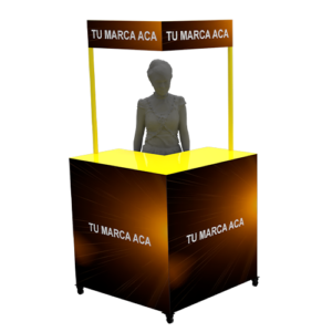 Stand Plegable Promocional con Ruedas