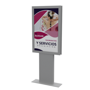 Tótem Publicitario de Piso