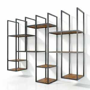Estantería Modular Industrial de Pared