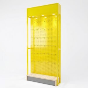 Exhibidor POP Metálico Amarillo