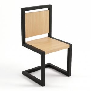 Silla Metal y Madera