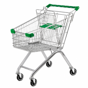 Carro de Compras Metálico de 80 Litros